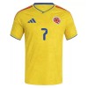 Fotballtrøye Colombia Luis Diaz 7 Hjemmedrakt VM 2026 Kortermet